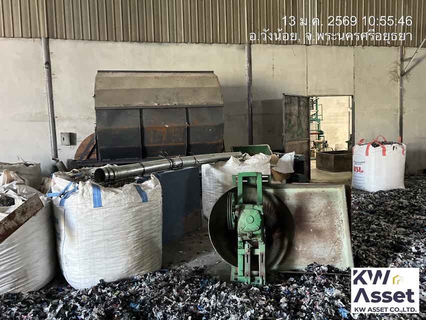 ขายโรงงานหลอมเม็ดพลาสติก เป่าถุงและตัดถุง 1,000 ตรม. มีใบอนุญาต รง. 4 พร้อมที่ดิน 2 ไร่ พิกัด อยุธยา- วังน้อย  ราคาลดเหลือ 23,000,000 บาท 18