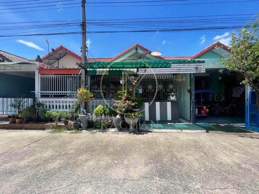 บ้านราคาล้านต้นๆ พร้อมอยู่ ทำเลดี ติดถนนเมน ค้าขายได้ ขายด่วน ทาวน์เฮ้าส์ชั้นเดียว หมู่บ้านบัวคลี่ 9 ลาดหลุมแก้ว ราคาเพียง 1,100,000 บาท (ต่อรองได้) 1