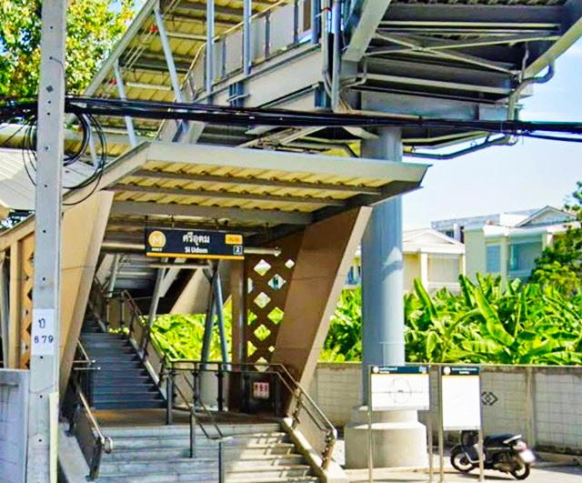 รพ. สินแพทย์ ศรีนครินทร์ 800ม. สวนหลวง ร.9 900 ม.ให้เช่าทาวน์เฮ้าส์ 4 นอน MRT ศรีอุดม 1กม. รถไฟฟ้าสายเหลือง 3 ชั้น จอดรถ รูปที่ 3