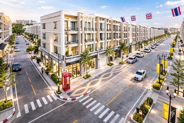 รามอินทรา 105-111 พระยาสุเรนทร์ หทัยราษฏร์ MRTบางชัน 1.9 กม.ให้เช่าอาคารพาณิชย์ 4ชั้น ทำเลถนนใหญ่ ใกล้รถไฟฟ้าสายสีชมพู 1