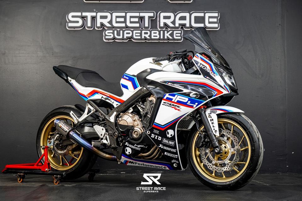 CBR650F ขาว 2017 ราคาเงินสด 125,000 บาท