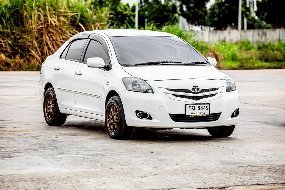 Toyota Vios 1.5E ปี 2009 เกียร์ออโต้ สีขาว