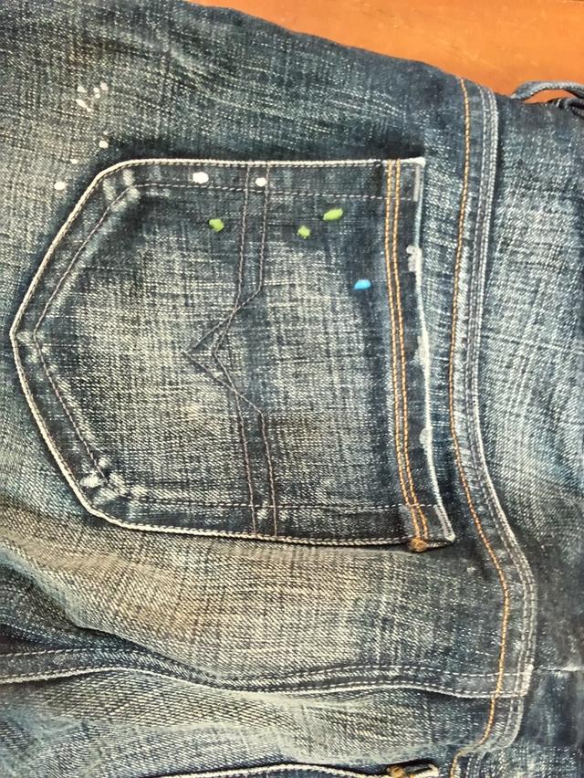 Rare Item กางเกงยีนส์ Diesel Thanaz Made in Italy ของแท้ รูปที่ 12