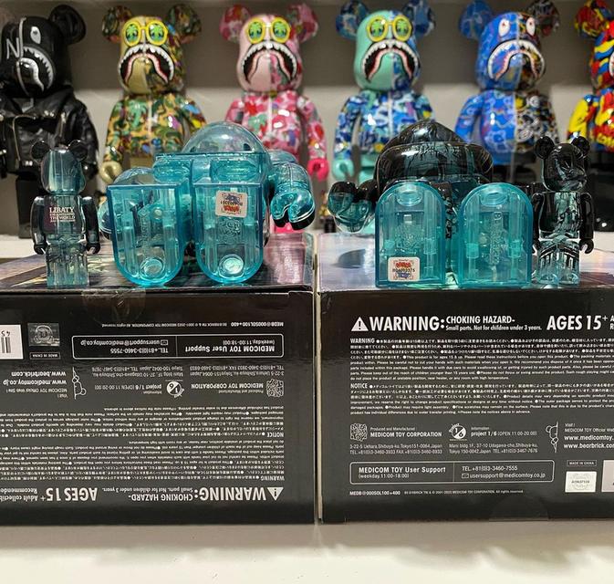 ขาย Statue Of Piberty Bearbricks Set ขนาด 400% 3