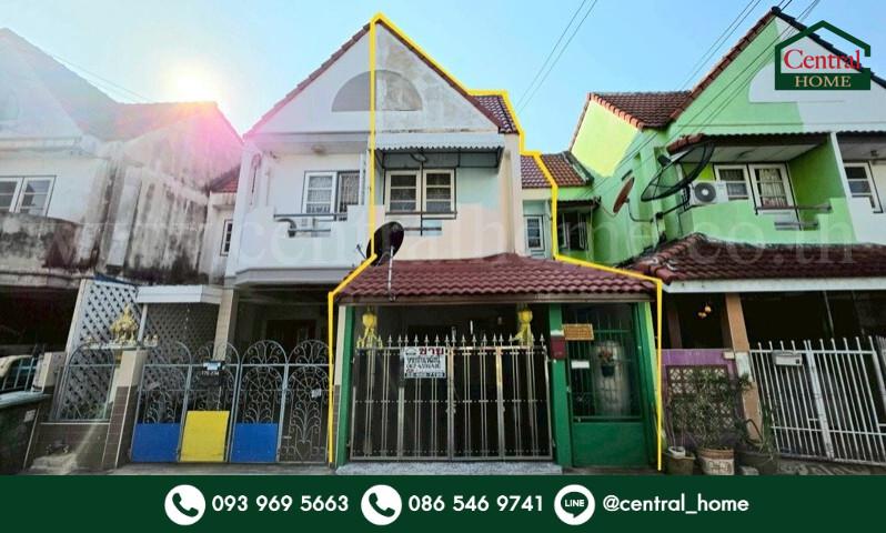 ทาวน์เฮ้าส์ เจริญทรัพย์ เทพารักษ์ รีโนเวทต่อเติมแล้ว พร้อมเข้าอยู่ ราคาถูก 1