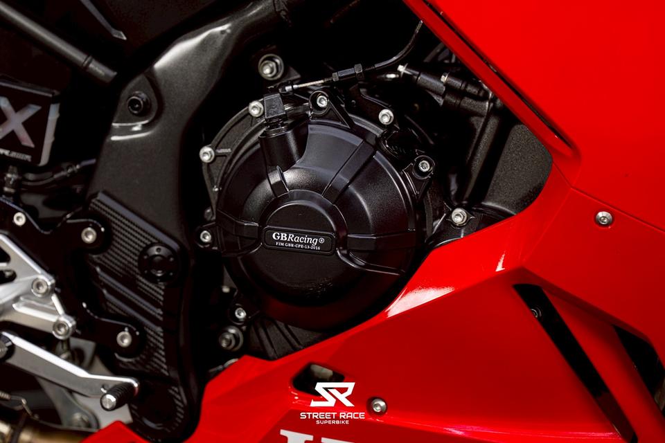 HONDA CBR500R 2024 สีแดง ท่อ Akrapovic รูปที่ 5