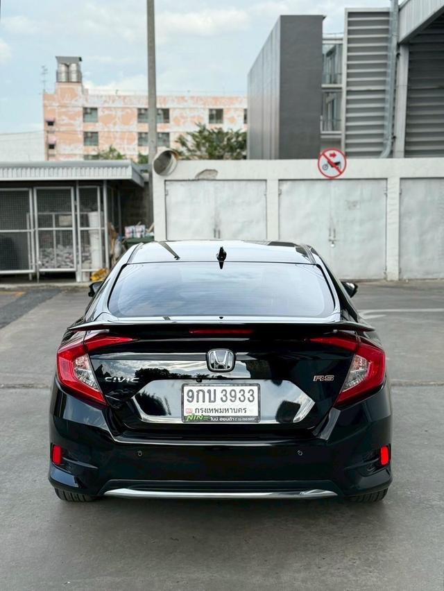 HONDA CIVIC 1.5 TURBO RS TOP 2019 MINOR CHANGE สีดำ FC-FK มือเดียวป้ายแดง  5
