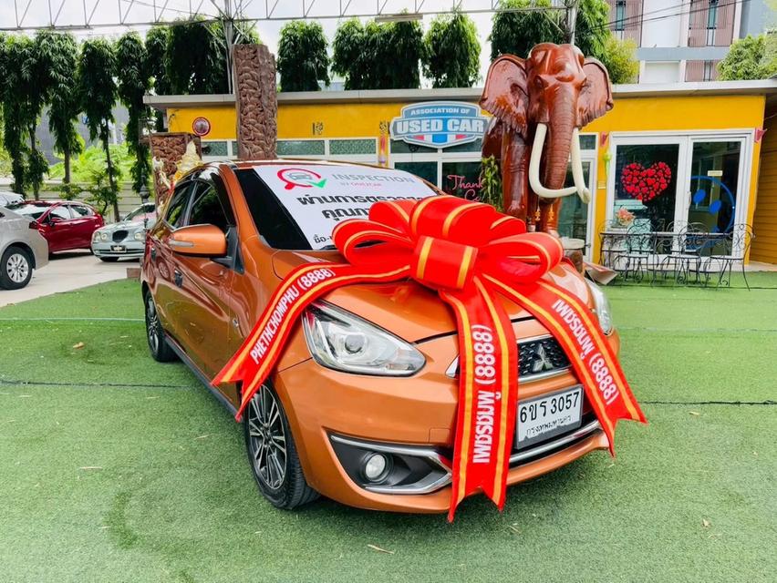 #MITSUBISHI MIRAGEเครื่อง 1.2cc.รุ่น GLS Hatchback ปี 2016 เกียร์AUTO ~ไมล์แท้ 12x,xxx กม.