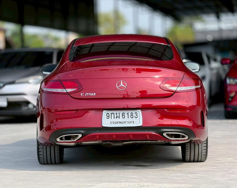 ปี 2016 BENZ C-CLASS, C250 COUPE AMGDYNAMIC โฉม W205 ปี14-23 สีแดง รูปที่ 7