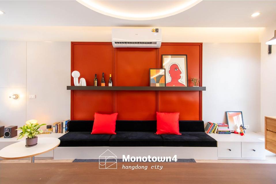 บ้านโซนหางดงเชียงใหม่ โครงการ Monotown 4 ทาวน์โฮม 3 ชั้น ที่จอดรถ 2 คัน สิ่งอำนวยความสะดวกครบ ใกล้กาดฝรั่ง 5 นาที 10