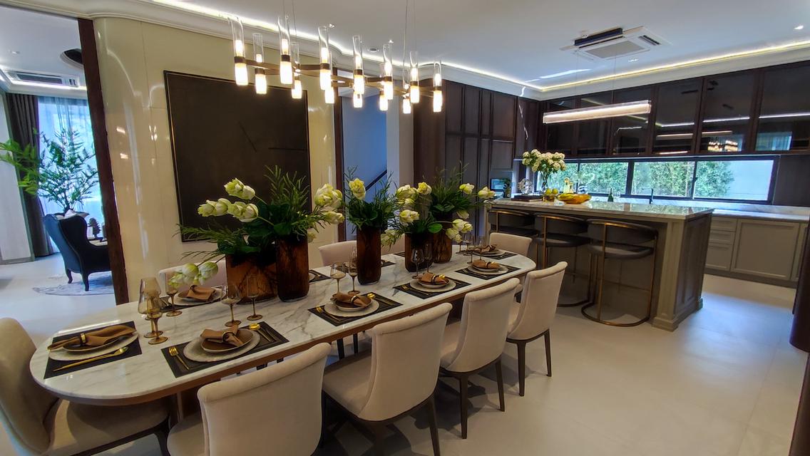 Luxury House For Sale Grand Bangkok Boulevard หรู 3 ชั้น ถนนกรุงเทพกรีฑาพระรามเก้า แขวงทับช้าง  เขตสะพานสูง กรุงเทพมหานคร 10250 12