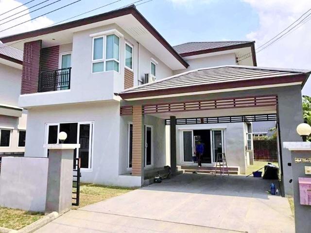 6นอน ARL บ้านทับช้าง 1.2 กม.ให้เช่าคฤหาสน์ บ้านเดี่ยว 2 ชั้น 92 ตร.วา. 302ตร.ม. วงแหวนพระราม9 พัฒนาการ 1