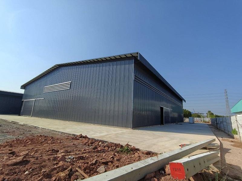 #ให้เช่าโรงงานสมุทรสาคร พื้นที่ 2,000 ตรม. กว้าง 42X48 เมตร พื้นที่สีม่วง พื้นที่ให้งานงานฟรีส่วนตัวประมาณ 480 ตรม. เทคอนกรีตแล้ว ออฟฟิศ 2 ชั้น 2