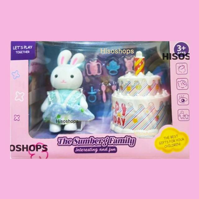 The Sumberg Family ชุดกระต่ายน้อยบ้านซิลวาเนียน มาพร้อมเฟอร์นิเจอร์หลากหลายแบบ ใหม่ล่าสุด สีสันสดใส 9