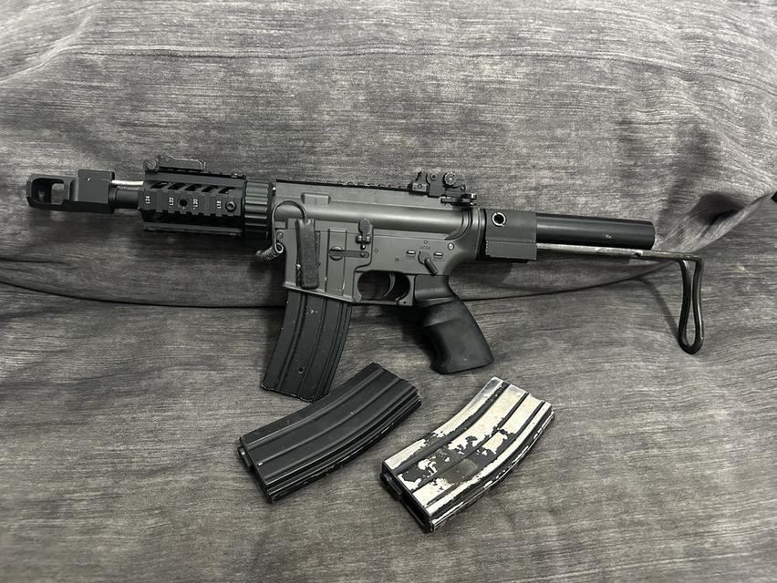 บีบีกันไฟฟ้า ระบบปกติ แมก 3 ตัว ติดเลเซอร์ รูปที่ 3