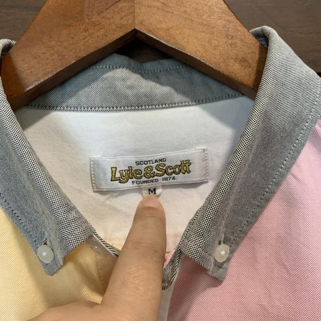 เสื้อเชิ้ต ผ้า Oxford ลาย Multi Color Lyle & Scott รูปที่ 2