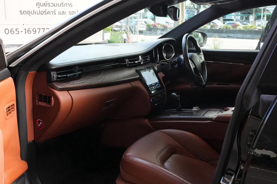 Maserati Quattroporte Diesel 2020 สีดำ รถศูนย์มือเดียว รูปที่ 17