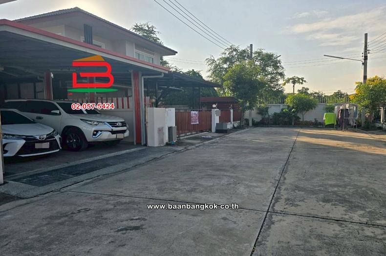 บ้านเดี่ยว เนื้อที่ 56 ตร.ว. หมู่บ้าน นนทวี วิลล์ 7 ถ.สกุลดี-กลางเมืองหนองจอก : Noantawee Ville 7 Sakuldee-Nongjok ถนนเชื่อมสัมพันธ์ แขวงหนองจอก เขตหน 4