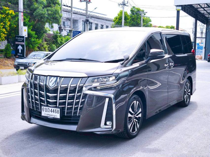 รหัสรถ KPV4468 2021 TOYOTA ALPHARD 2.5 SC PACKAGE สีน้ำตาล