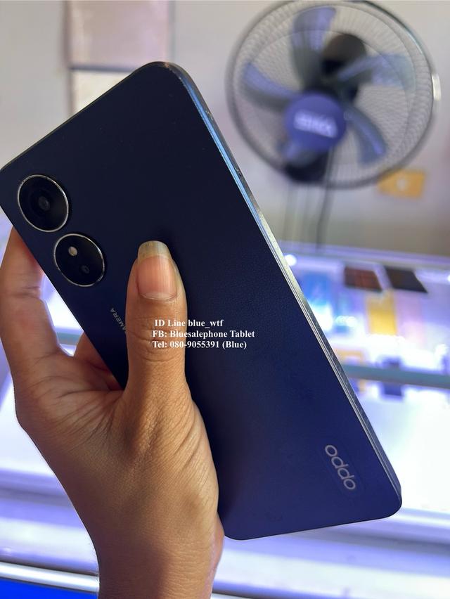 OPPO A17 จอ6.56นิ้ว Rom64Ram4 ขยายแรมได้ Android12โหลดได้ทุกแอพ ใช้งานปกติ ได้ทุกซิม สภาพสวย รูปย่อยที่ 2
