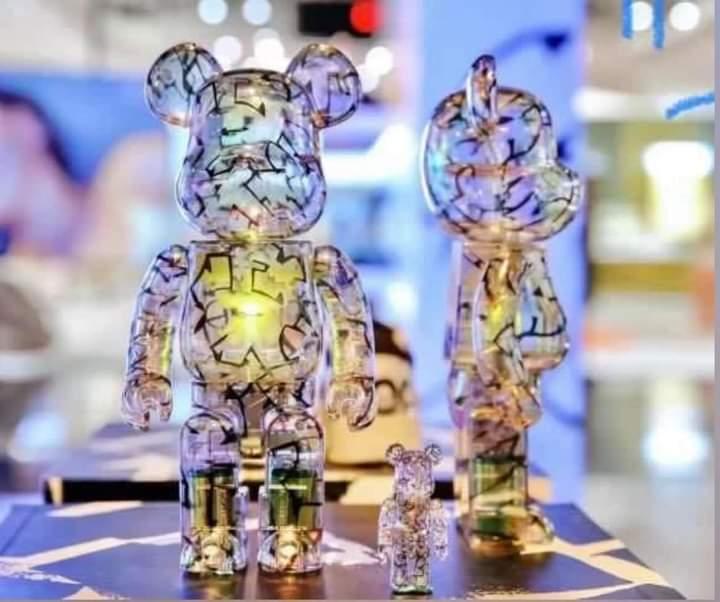 BEARBRICK 100% & 400% JIMMY CHOO X ERIC HAZE CURATED 3