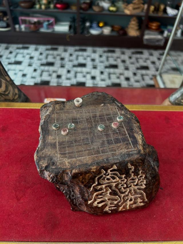 รูปปั้นจีน โต๊ะหิน งานกระเบื้องจีน 4