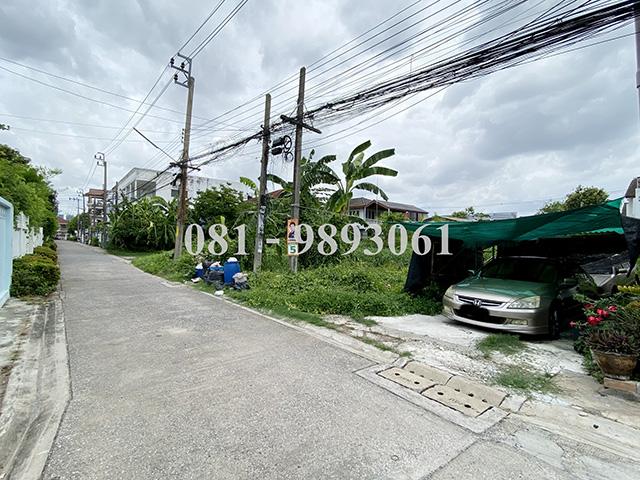 ขายที่ดินถมแล้ว 227.5 ตรว. แปลงสี่เหลี่ยมผืนผ้า ซ.ภาวนา 41 แยก 12 3