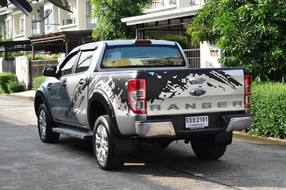 Ford Ranger 2.0 Turbo Limited Hi-Rider Double cab ดีเซล : ออโต้2019 สีเทา ไมล์ 6x,xxx กม.☑️ 2