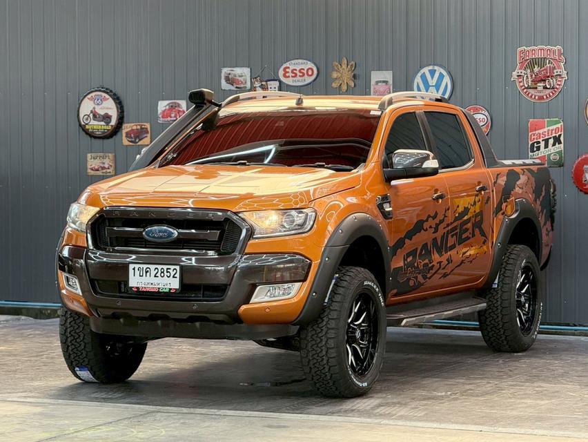 FORD RANGER 3.2 WildTrak Double Cab 4WD ปี2017เครื่อง+ช่วงล่างแน่นๆ พร้อมใช้งาน