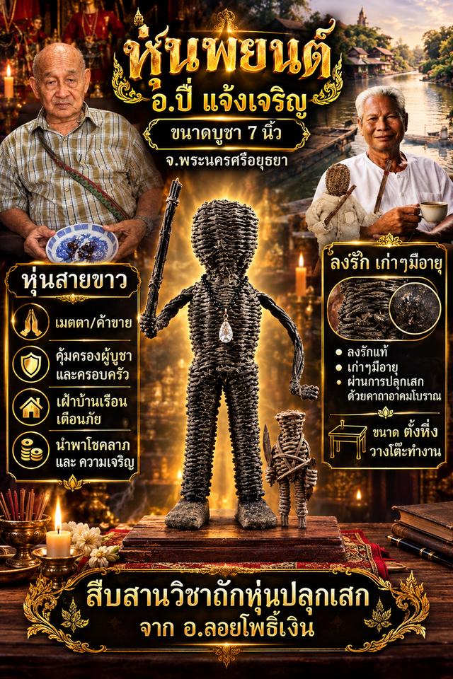 หุ่นพยนต์ อ.ปี่ แจ้งเจริญ จ.อยุธยา