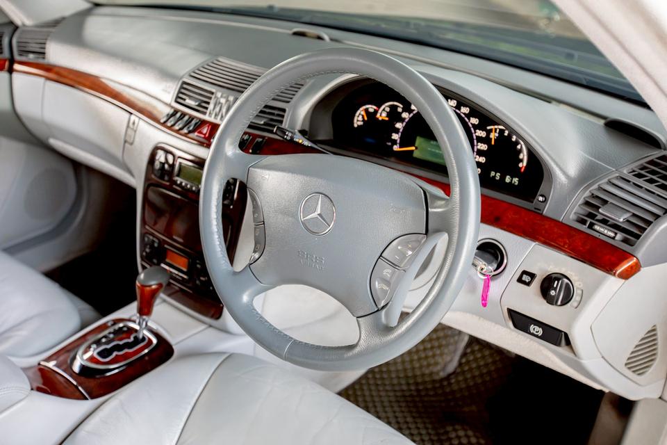 Benz S280 Sedan ปี 2001 สีน้ำเงิน สวยสภาพดีมาก 10