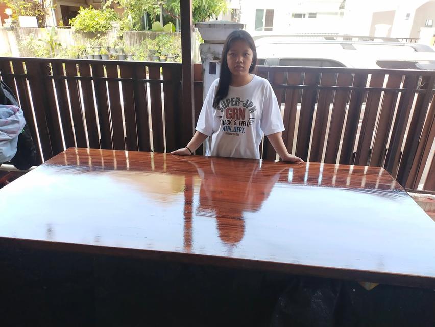 ไม้แผ่นเดียว ไม้แท้ 100cmx200cm หนา 5 cm