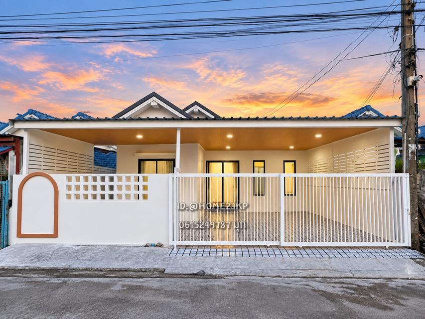 หมู่บ้านอมรทรัพย์ ซอยอยู่วิทยา 16 บ้านเดี่ยวชั้นเดียว แถมเฟอร์ ย่านหนองจอก 1