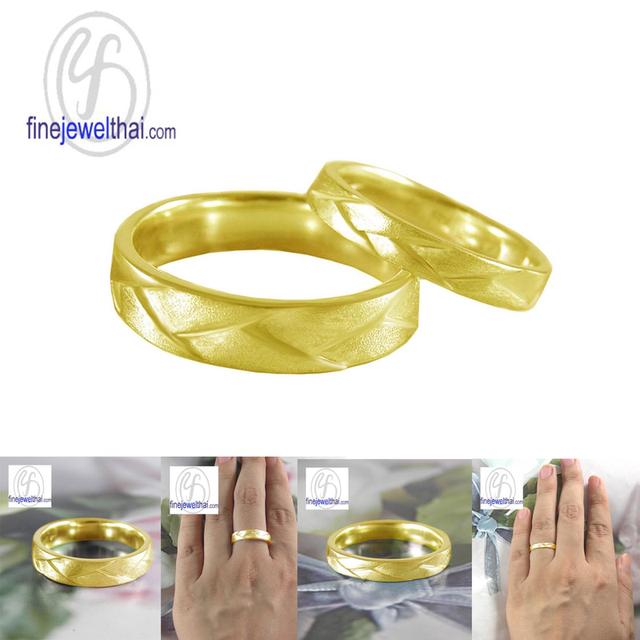 Finejewelthai แหวนคู่รักสำหรับคนรุ่นใหม่ สไตล์ที่ใช่ มีเอกลักษณ์ R1277_7800m 2