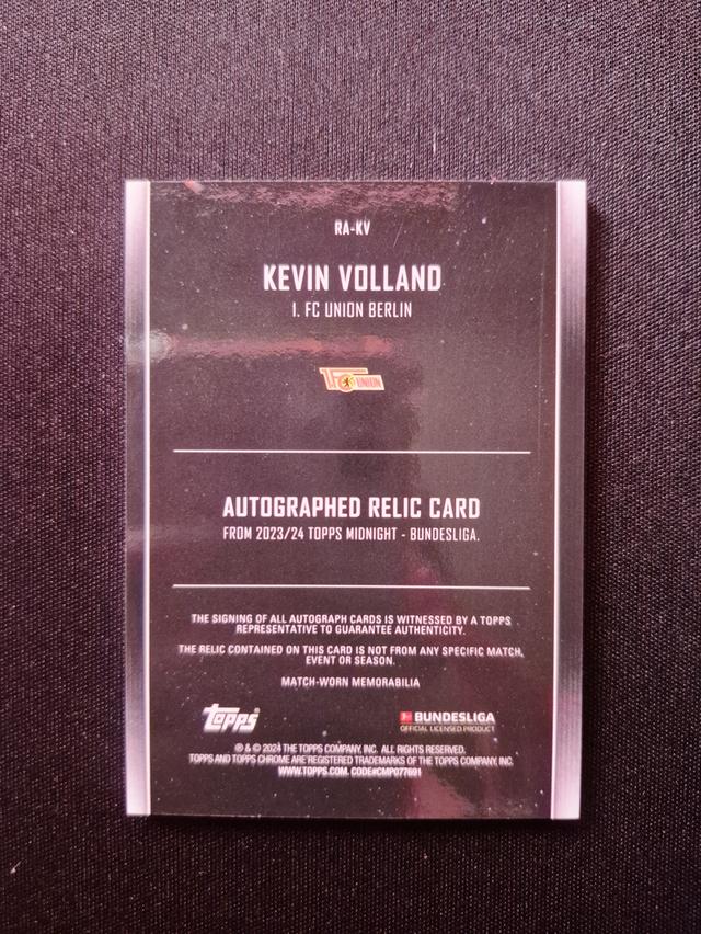 Kevin Volland - Topps Midnight Bundesliga 23/24 รูปที่ 3