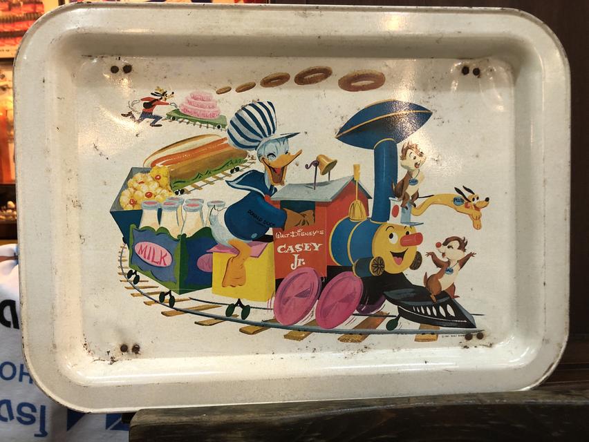 Vintage Folding Metal Tray (Disney design) 1