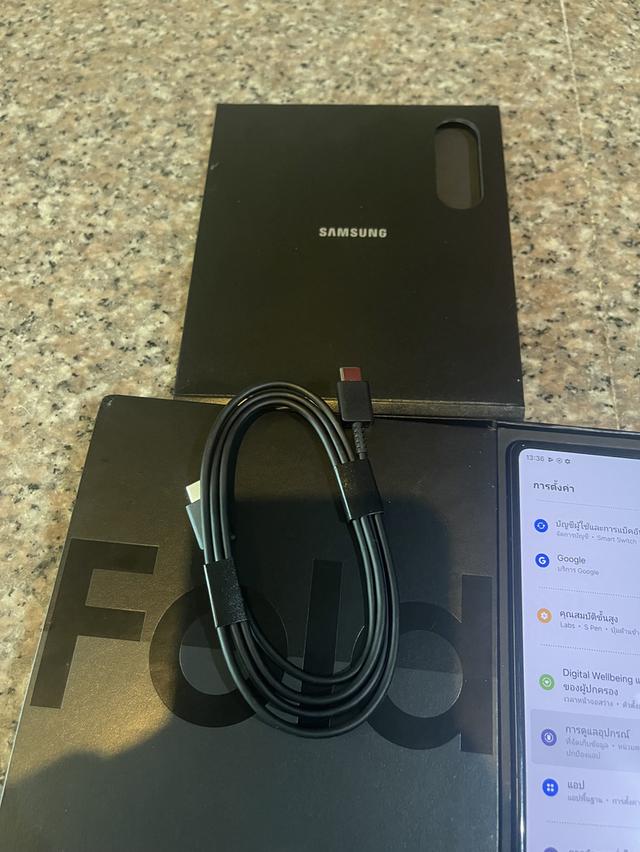 ขายSamsungFold4สีใหม่หายากGray Green512กิ๊กสูนTrueยกกล่องอีมี่ตรงไร้รอยตกใช้งานดีทุกๆฟังชั่นถูกมากก 8