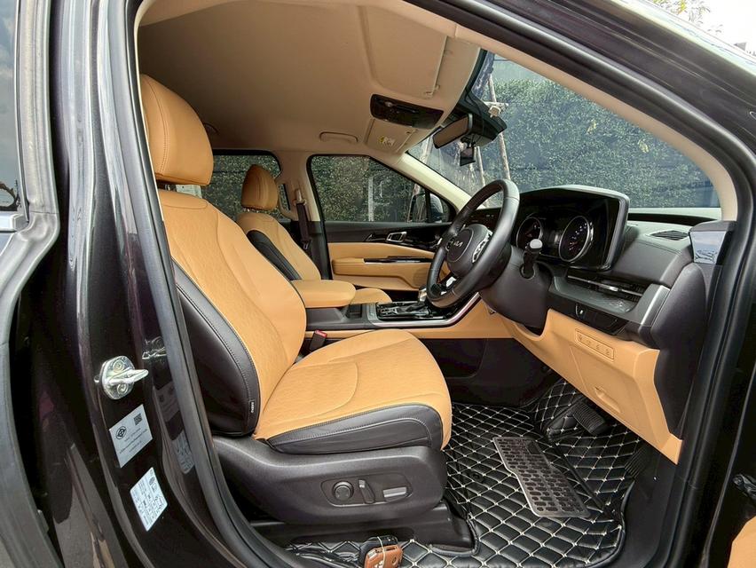 KIA GRAND CARNIVAL 2.2 EX ปี22 สีเทา ดีเซล รถ11 ที่นั่ง สุดประหยัด รถบ้านสวยมือเดียว สีเดิม เข้าศูนย์ทุกระยะ รูปที่ 9