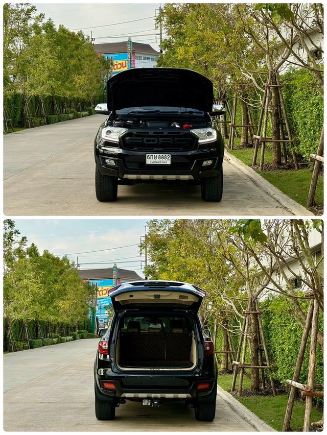 FORD EVEREST 3.2 #TITANIUM PLUS TOP 4WD SUNROOF NAVI ปี 2017จด18 ซื้อสดประกัน ป1 หมดเดือน 5/69 รถเข้าศูนย์ทุกระยะ 5