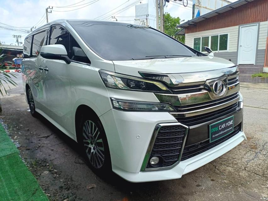 ปี 2017 TOYOTA VELLFIRE ZG EDITION AUTO TOP เบนซิน มือเดียวออกห้าง