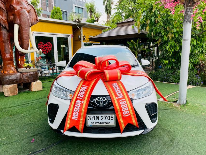 #TOYOTA YARIS 1.2 Entry ปี 2022 + LPG ใช้งานได้ 2 ระบบ