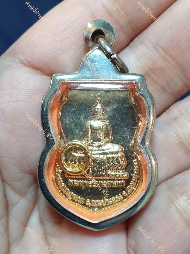 เหรียญเสมาฉลุยกซุ้มพญานาค "พระพุทธชินนาถศาสดา หลังพระครูวิสิฐธรรมรส" (หลวงพ่อบุญสม ธมฺมรโส) เจ้าอาวาส วัดโปรดเกศเชษฐาราม