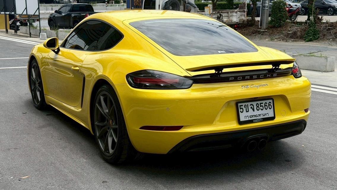 2017 PORSCHE 718 CAYMAN 2.0 Turbo สีเหลือง เลขไมล์เพียง 37,XXX KM รูปที่ 7