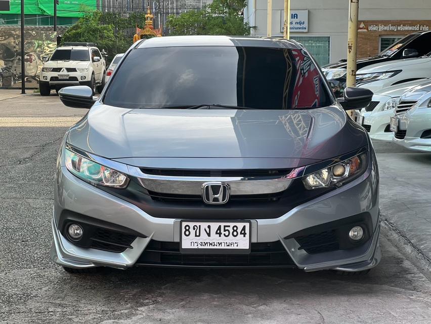 HONDA CIVIC FC ปี 2016 รุ่น 1.8 EL ออโต้ สีเทาเมทัลลิก รถบ้านมือเดียว เลขไมล์น้อย 19x,xxx km ดูแลอย่างดี รูปย่อยที่ 2