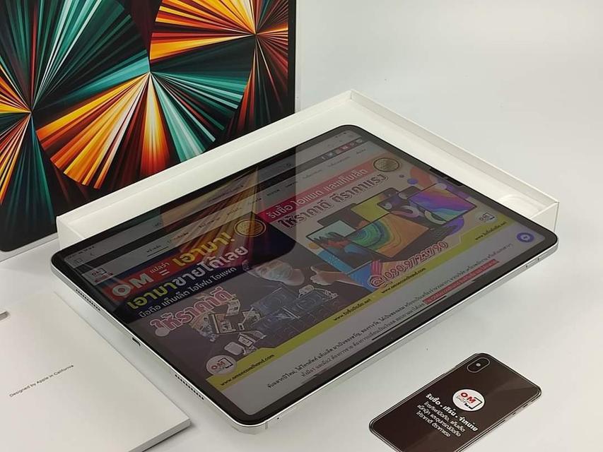 ขาย/แลก iPad Pro 2021 (Gen5) 12.9นิ้ว 1TB (Wifi+Cellular) สี Silver ศูนย์ไทย ประกันศูนย์ เพียง 44,900 บาท  4