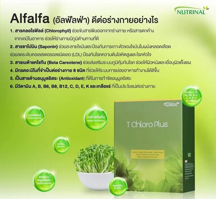 ขายทีคอลโรพลัส คลอโรฟิลล์ชงดื่ม ช่วยลดสารพิษในร่างกายบำรุงผิวพรรณให้สดใส เพิ่มออกซิเจนในเลือด 7