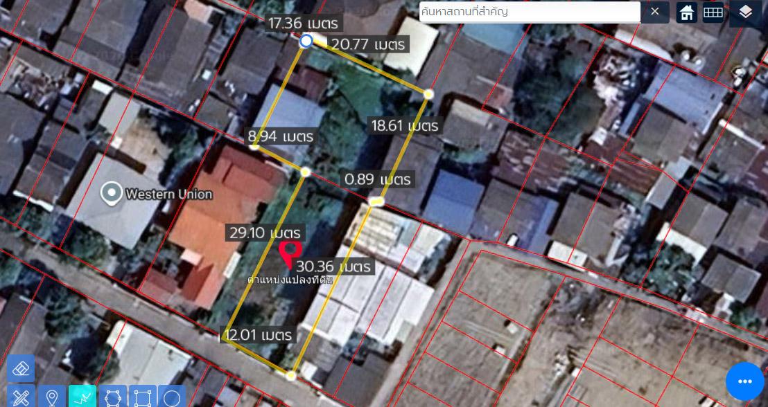 ขายที่ดิน 191 ตารางวา ซอยประชาอุทิศ 17 แยก 1 ใกล้ทางด่วน ใกล้รถไฟฟ้าสายสีม่วงใต้ 1