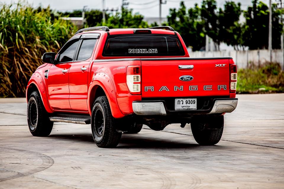 Ford Ranger 2.2 XLT Hi-Lander Double Cab ปี 2017 สีแดง มือเดียวป้ายแดง 8