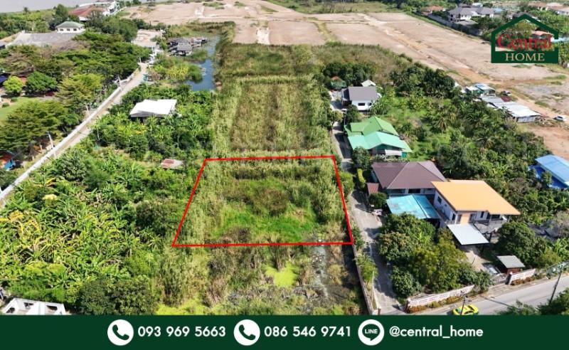 ที่ดินเปล่า 266 ตร.วา ท่าอิฐ 15 แยกตาลเดียว - วัดบางบัวทอง นนทบุรี 1