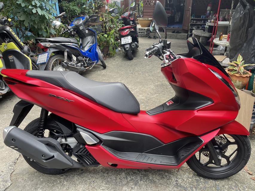 Pcx160 สีแดงดด้าน ABS 1